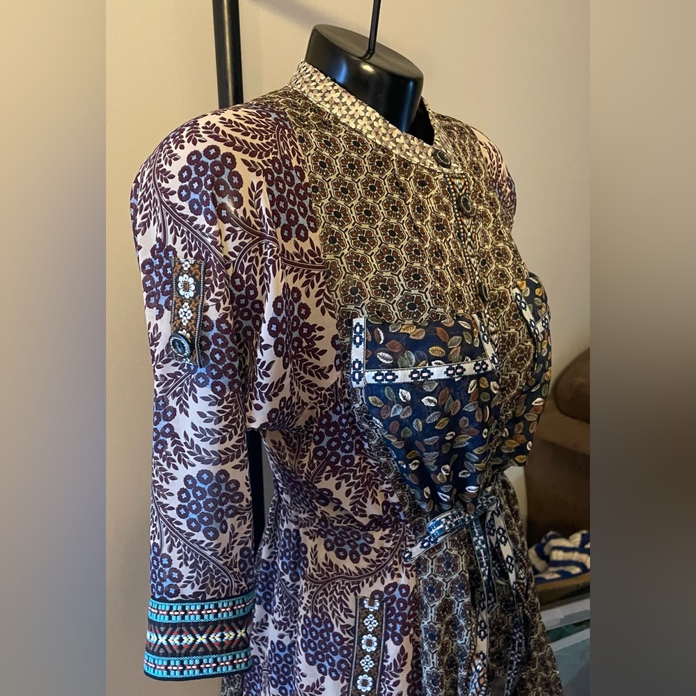 Byron Lars tunic Asymetrical Dress 2 4 extra small small petite - Picture 7 of 13